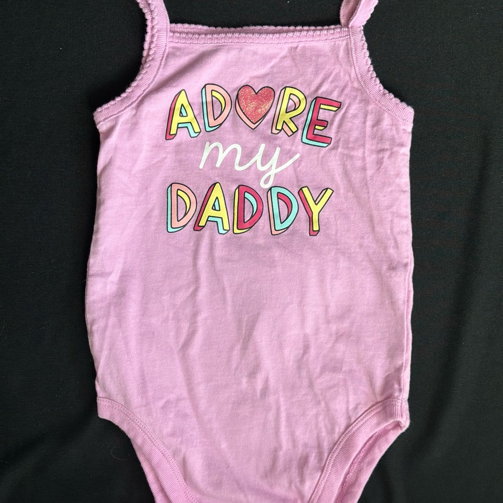 Garanimals Pink one piece for baby girl 18 months